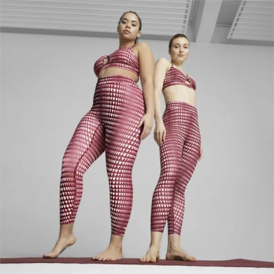 Puma X Lemlem Women's High-waisted 7/8 Training Tights In Team Regal Red
