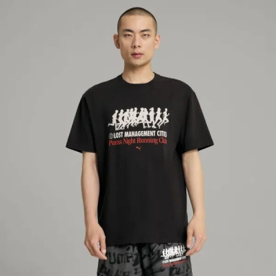 Puma X Lmc Graphic T-shirt Men In Black
