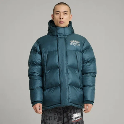 Puma X Lmc Mmq Pertex® Jacket Men In Cold Green