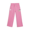 Puma X L.o.l. Surprise! Little Kids' Wide Leg Pants In Strawberry Burst