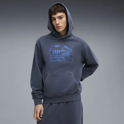 Puma X Madhappy Fleece Hoodie In Blue