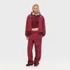 Puma X Madhappy Nylon Track Jacket In Burgundy