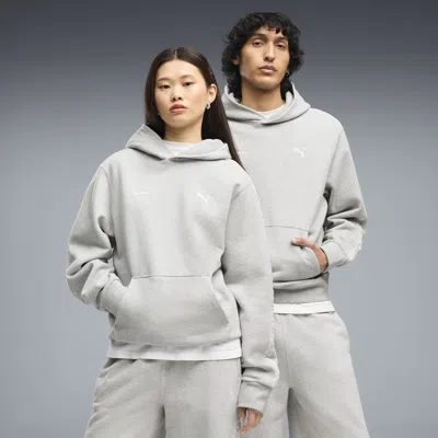 Puma X Madhappy Relaxed Lace Hoodie In Gray