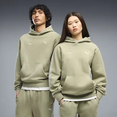 Puma X Madhappy Relaxed Lace Hoodie In Green