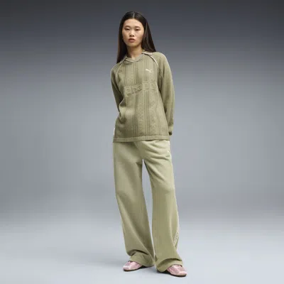 Puma X Madhappy Unisex's Lace Sweatpants In Green