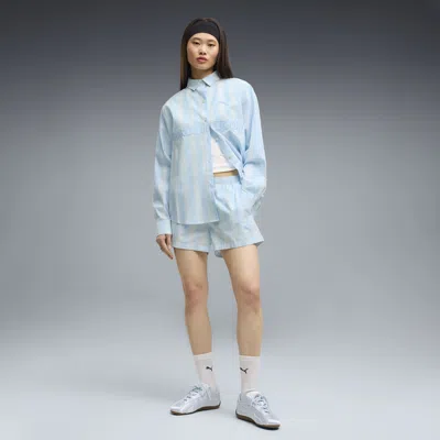 Puma X Madhappy Women's Lounge Shorts In Blue