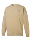 Puma X Maison Kitsune Crew-neck Sweatshirt In Nude