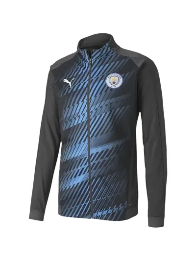 Puma X Manchester City Stadium League Jackets In Black