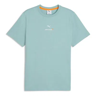 Puma X Mclaren Racing Logo T-shirt 'seafoam' In Blue