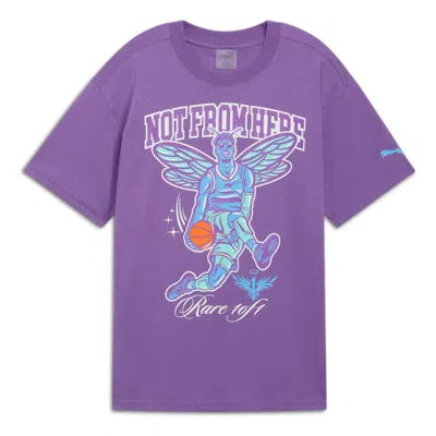 Puma X Melo Charlotte Basketball T-shirt 'purple'
