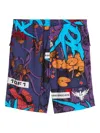 Puma X Melo Phoenix Basketball Shorts In Purple