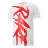 Puma X Melo T-shirt 'red' In White