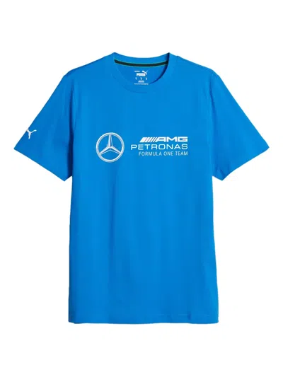 Puma X Merceddes Amg Logo-print T-shirt In Blue