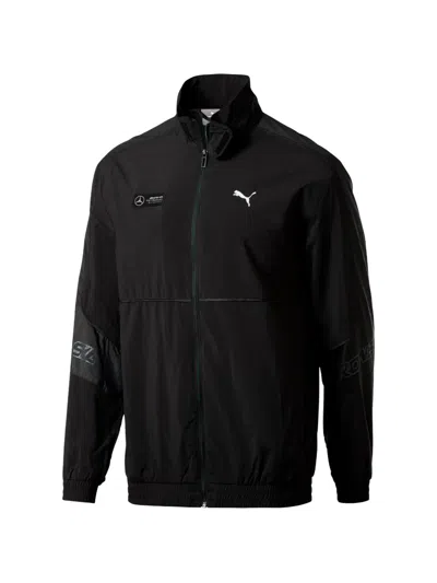 Puma X Mercedes Amg Mapm Zip-up Lightweight Jacket In Black