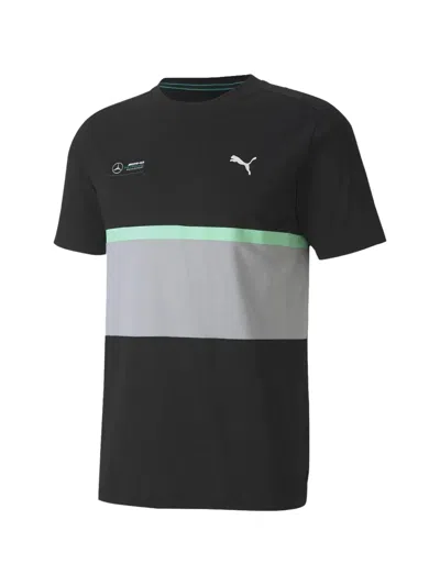 Puma X Mercedes-amg Petronas Colourblock T-shirt In Black