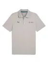 Puma X Mercedes Amg Petronas F1 Team Logo-detail Polo Shirt In Gray