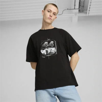 Puma X Mercedes-amg Petronas F1® Team X Ræburn Men's Drivers T-shirt In Black-_44