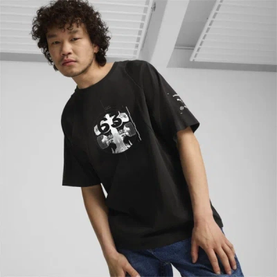 Puma X Mercedes-amg Petronas F1® Team X Ræburn Men's Drivers T-shirt In Black-_63