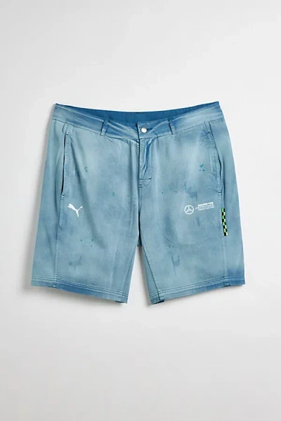 Puma X Mercedes Benz Amg Petronas F1 Team Crew Short In Slate, Men's At Urban Outfitters