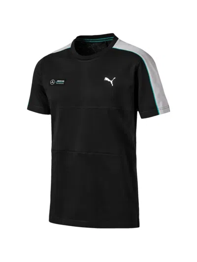 Puma X Mercedes Mapm T7 Panelled T-shirt In Black
