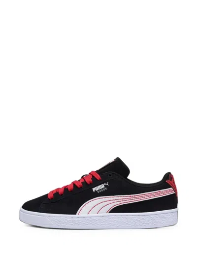 Puma X Miles Morales Marvel Spider-man Suede Trainers In Black