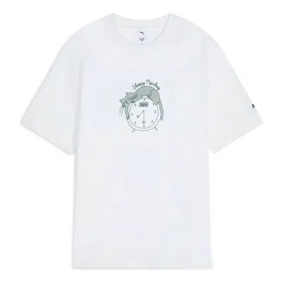 Puma X Monday Sleeping Club Graphic T-shirt ' White'