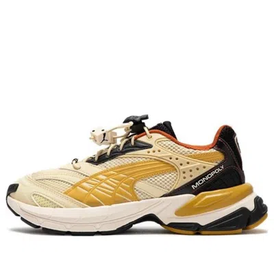 Puma X Monopoly Staffonly Sneakers 'beige Yellow Black' In Multi