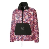 Puma X Mr Doodle Crossover Graffiti Printing Contrasting Colors Cardigan Stand Collar Jacket Red In Pink