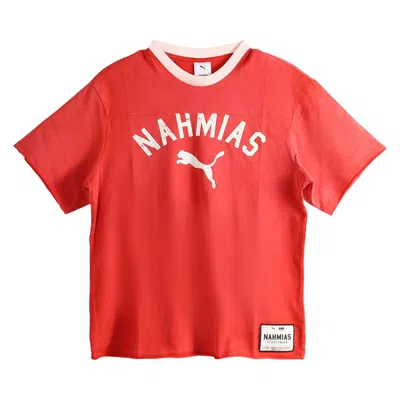 Pre-owned Puma X Nahmias Graphic Tee 'candy Apple' | Red | Men's Size Xl
