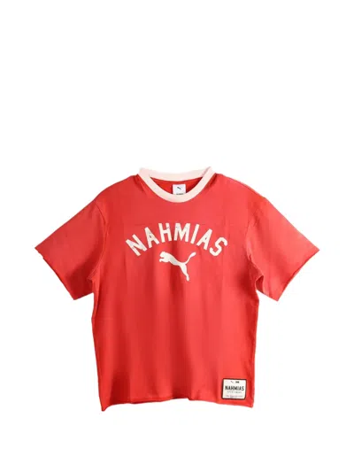 Puma X Nahmias Logo-print T-shirt In Orange