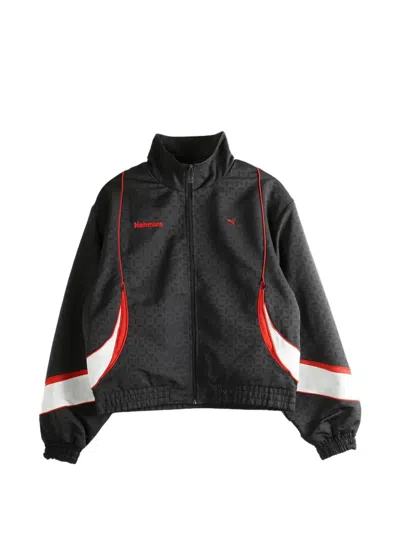 Puma X Nahmias Monogram-pattern Jacket In Black