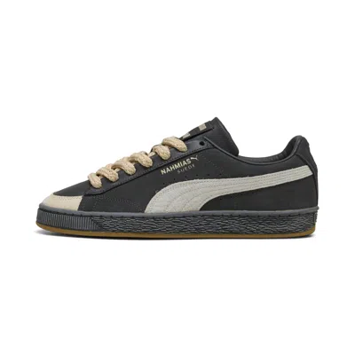 Puma X Nahmias Suede Vintage Black Sneakers In Multi