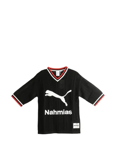 Puma X Nahmias V-neck T-shirt In Black