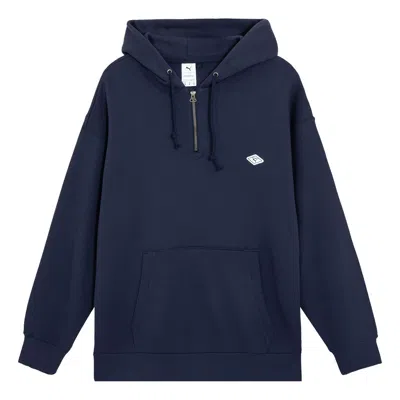 Puma X Nanamica Hoodie 'navy' In Blue