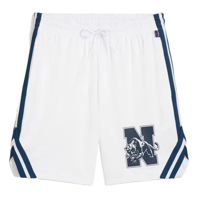 Puma X Noah Lacrosse Shorts 'white Navy' In Multi