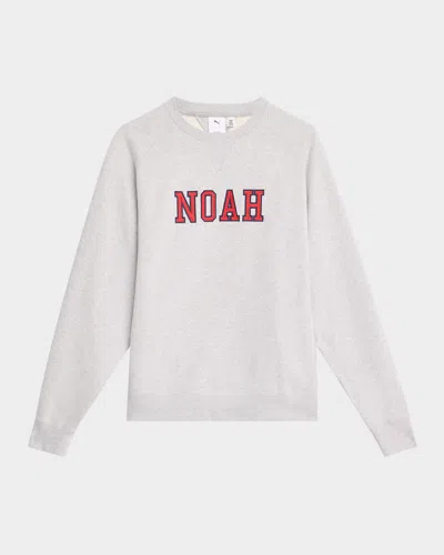 Puma X Noah Men's Crew Sweatshirt In Grey