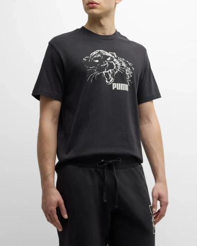 Puma X Noah Logo Graphic T-shirt In  Black
