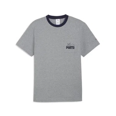 Puma X Noah Pocket T-shirt 'grey' In Gray