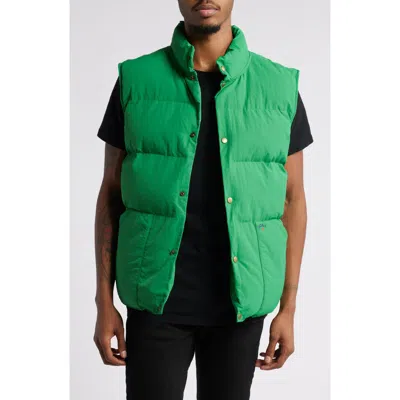 Puma X Noah Primaloft® Quilted Puffer Vest In Archive Green