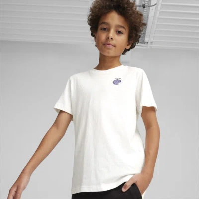 Puma X One Piece Big Kids' Graphic T-shirt In White