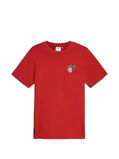 Puma X One Piece Graphic T-shirt In Red