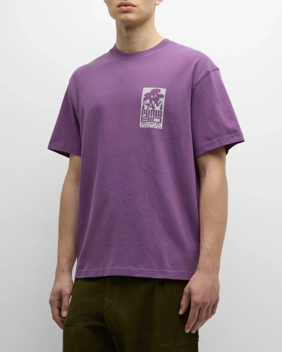 Puma X P. A.m. Men's Graphic T-shirt In Purple