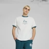 Puma X Palm Tree Crew Men's Ringer T-shirt In White