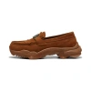 Puma X Palomo Nitefox Suede Loafer Shoes In Teak