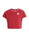 Puma X Palomo Baby Tee T-shirt Brick Size L Cotton, Polyester, Elastane In Red