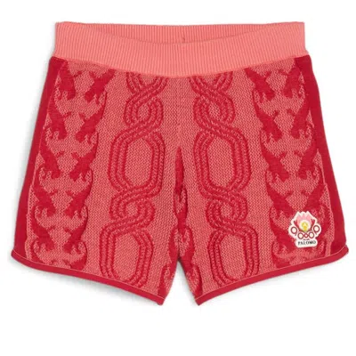 Puma X Palomo T7 Shorts 'passionfruit' In Red