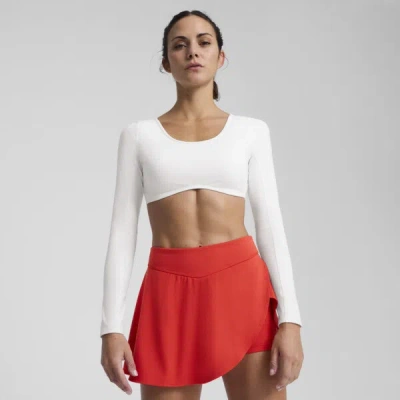 Puma X Pamela Reif Women's Comfort Long Sleeve T-shirt In White
