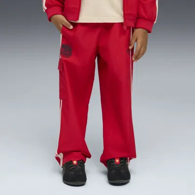 Puma X Paw Patrol Little Kids' T7 Track Pants In Red