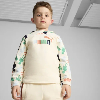 Puma X Playmobil® Little Kids' Hoodie In White