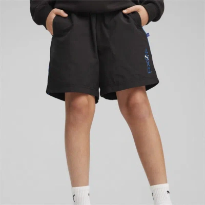 Puma X Playstation® Big Kids' Shorts Ii In Black
